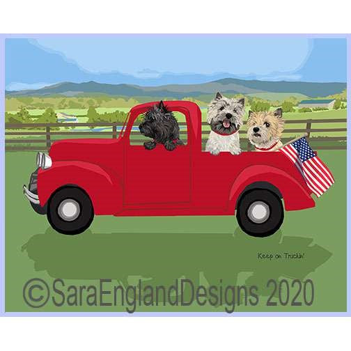 Cairn Terrier - Keep On Truckin'