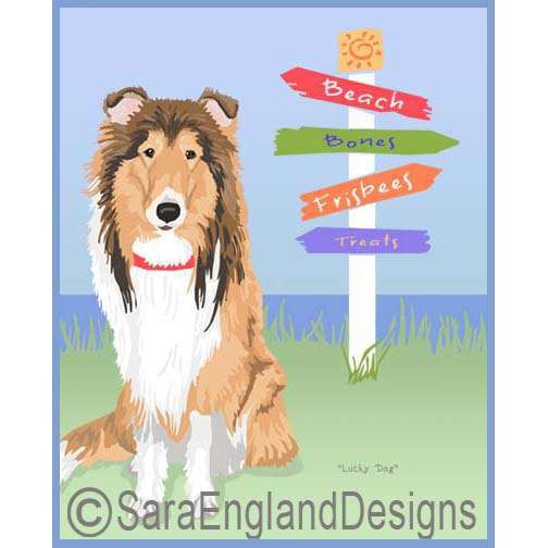 Collie-Rough - Lucky Dog - Three Versions - Sable