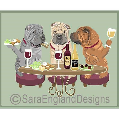 Shar-Pei - Dogs Wineing