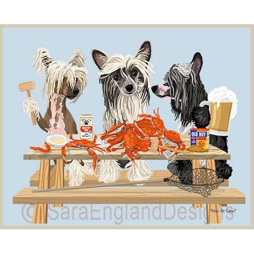 Chinese Crested - Crab Feast