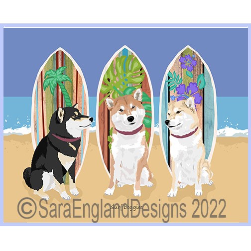 Shiba Inu - Surf Doggies