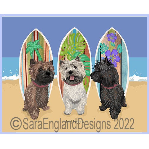 Cairn Terrier - Surf Doggies