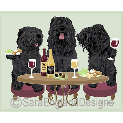 Black Russian Terrier - Dogs Wineing