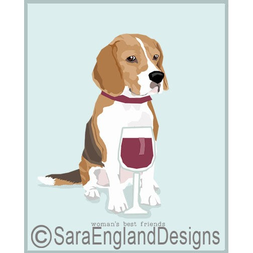 Beagle - Woman's Best Friends - Three Versions - Tan — Sara England Designs