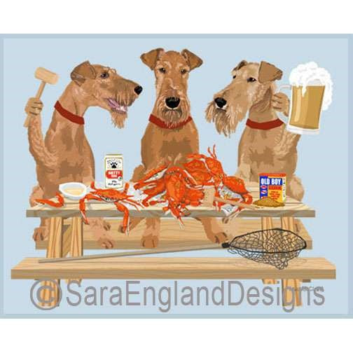 Irish Terrier - Crab Feast
