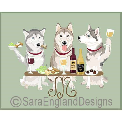 Siberian Husky - Dogs Wineing