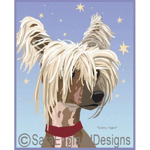 Chinese Crested - Starry Night