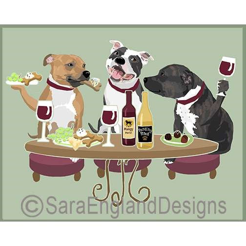 Staffordshire Bull Terrier - Dogs Wineing