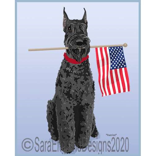 Giant Schnauzer - Patriot - Two Versions - Cropped