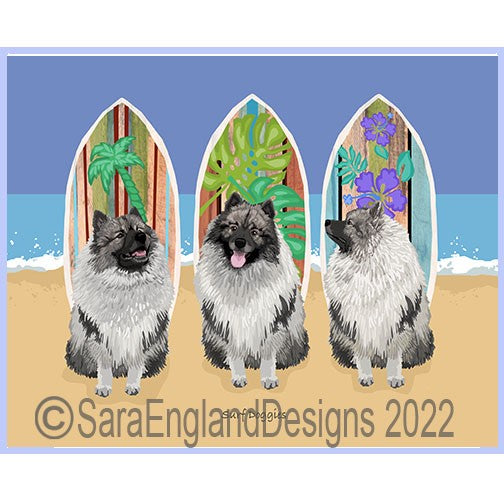 Keeshond - Surf Doggies