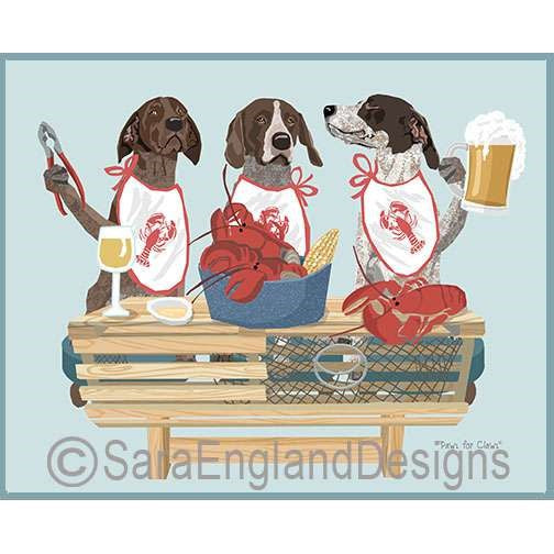 German Shorthaired Pointer - Lobster Feast