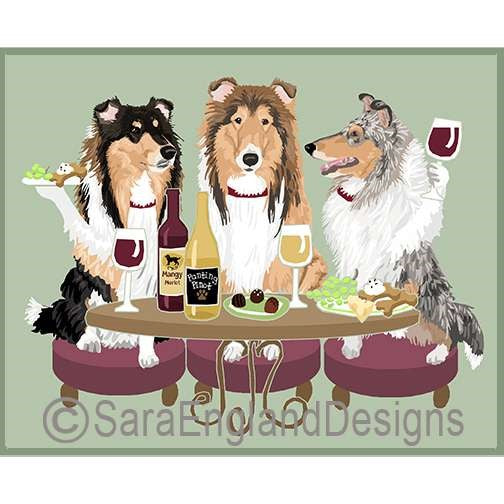 Collie-Rough - Dogs Wineing - Two Verisons - Dogs Wineing