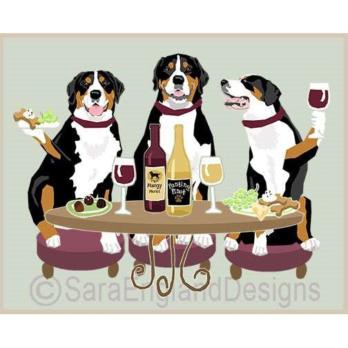 Greater Swiss Mountain Dog - Dogs Wineing