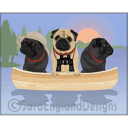 Pug - Lake Dogs - Two Versions - Mixed