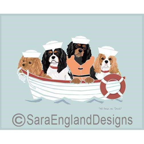 Cavalier King Charles Spaniel - All Paws On Deck
