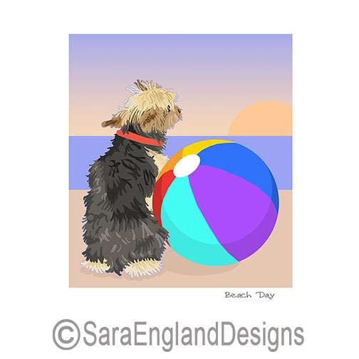 Yorkshire Terrier (Yorkie) - Beach Day