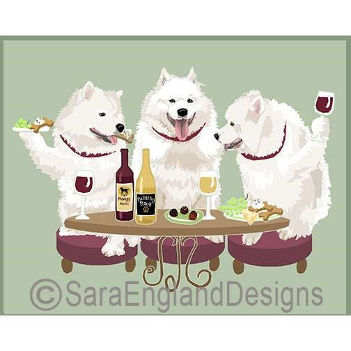 Samoyed - Dogs Wineing