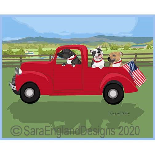 Staffordshire Bull Terrier - Keep On Truckin'
