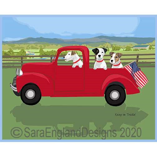 Parson Russell Terrier - Keep On Truckin'