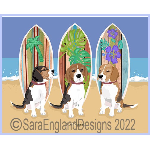 Beagle - Surf Doggies