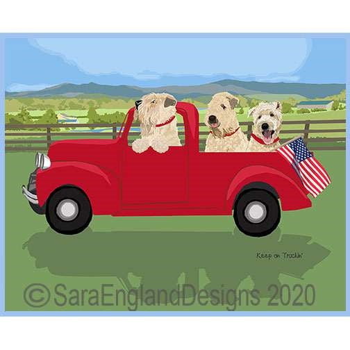 Soft Coated Wheaten Terrier - Keep On Truckin'