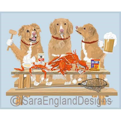 Nova Scotia Duck Toller - Crab Feast