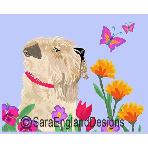 Soft Coated Wheaten Terrier - Garden