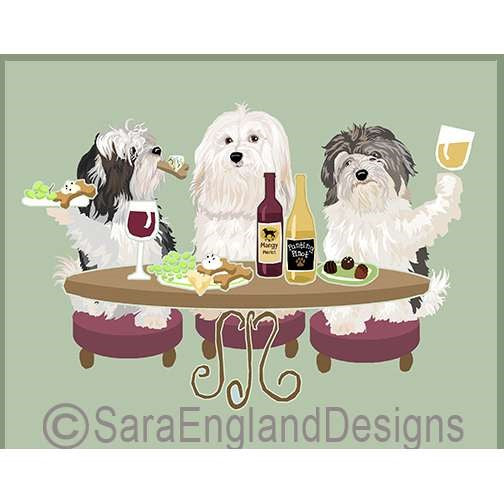 Havanese - Dogs Wineing - Two Versions - One