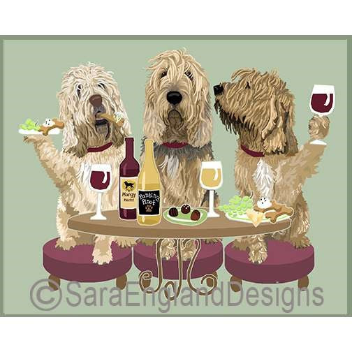 Otterhound - Dogs Wineing - Two Versions - Version 1