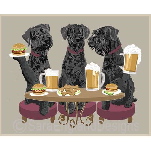 Giant Schnauzer - Cheers - Two Versions - Natural Ears